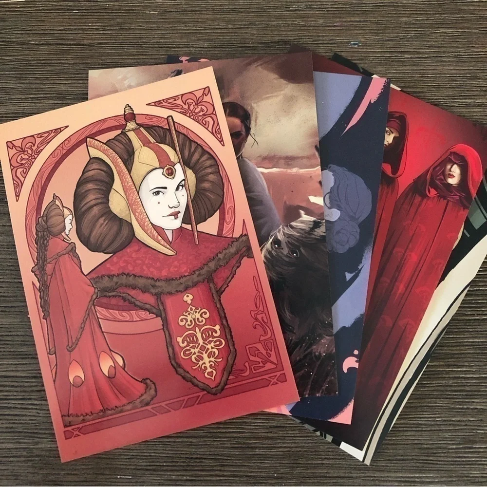 Disney Star Wars: Women of Star Wars postcards bundle #13 (Set of 5)